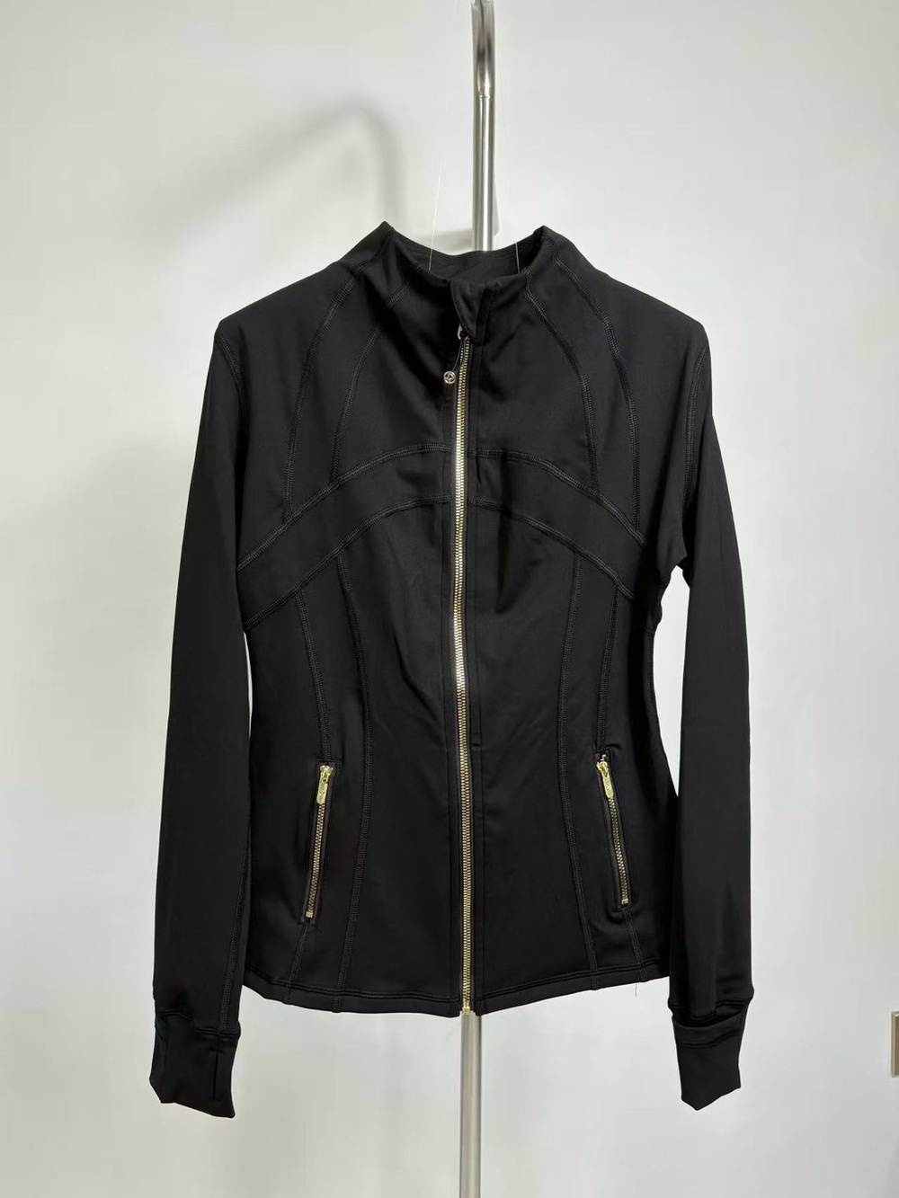 Black Golden Zipper Lululemon Jacket